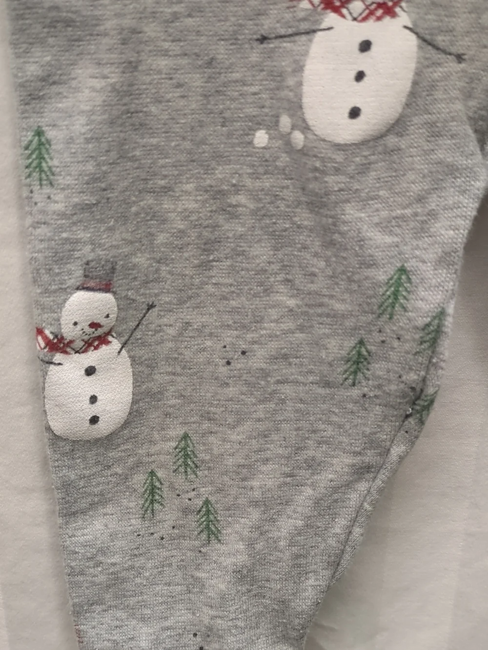 Petit Lem Snowman Pajamas